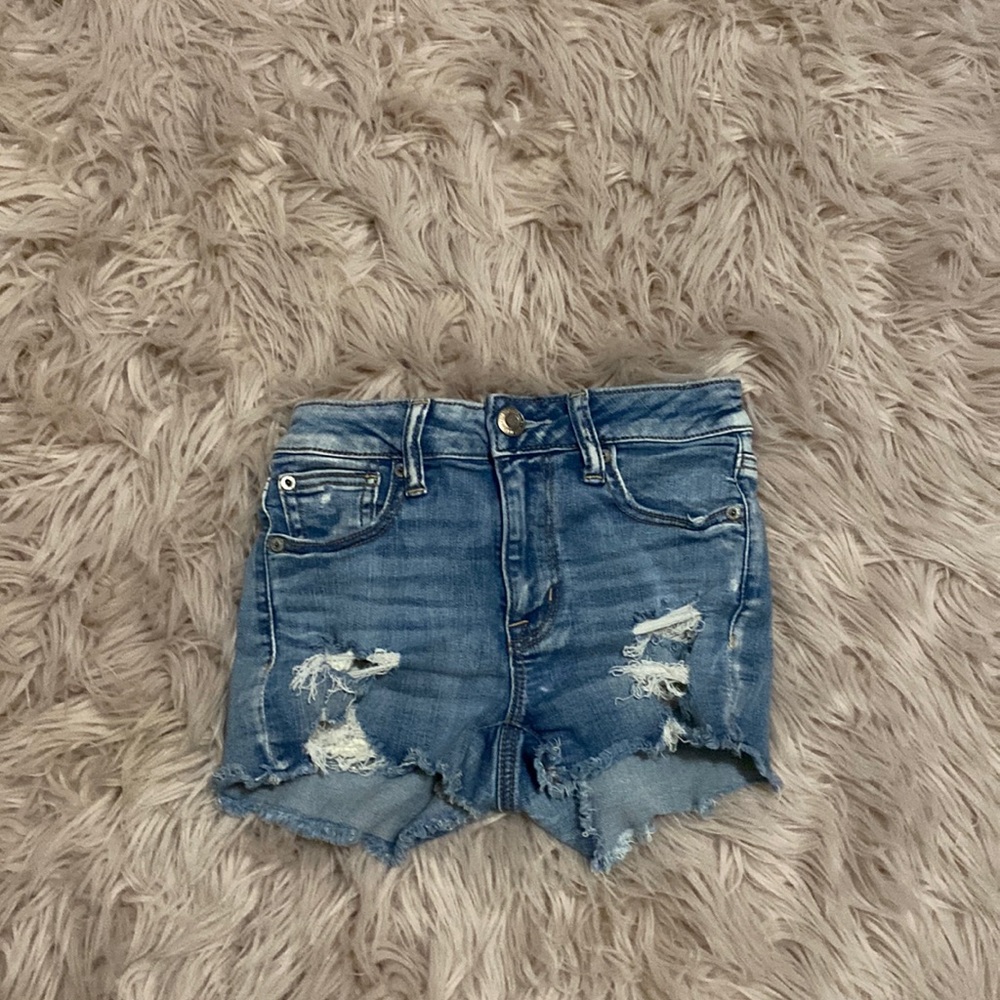 American Eagle Ripped jean shorts